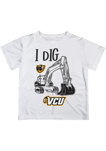 Vive La Fete VCU Rams Infant Excavator Short Sleeve T-Shirt White