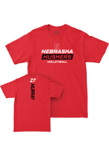 Harper Murray Nebraska Cornhuskers Youth Red NIL Rush Player Tee