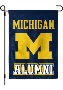 Michigan Wolverines Alumni Garden Flag - Blue