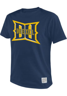 Original Retro Brand Drexel Dragons Navy Blue Vintage Short Sleeve Fashion T Shirt