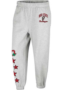 47 Ohio State Buckeyes Womens Seeing Stars Ash Sweatpants