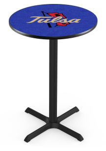Tulsa Golden Hurricane Cross Base Pub Table
