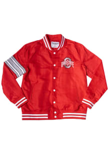 Homefield Ohio State Buckeyes Mens Red Bomber Light Weight Jacket