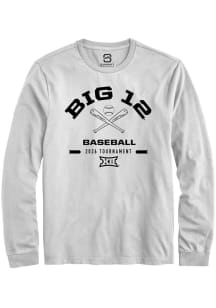Summit Sportswear Big 12 White 2026 Baseball Championship Long Sleeve T Shirt