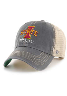 47 Iowa State Cyclones Football Trawler Adjustable Hat - Charcoal