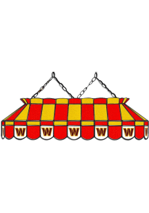 Washington Commanders 40" Glass Pub Lamp Gold Billiard Lamp