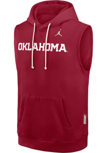 Nike Oklahoma Sooners Crimson DriFit Gameday Jordan Short Sleeve Hoods