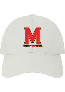 Legacy Maryland Terrapins EZA Twill Adjustable Adjustable Hat - White
