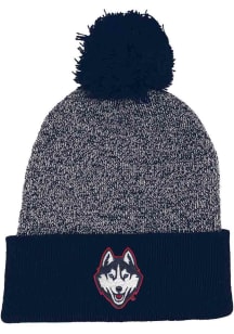 LogoFit UConn Huskies Navy Blue Rooney Mens Knit Hat