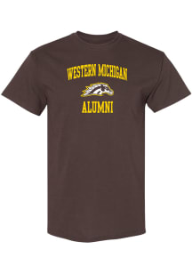 Western Michigan Broncos Brown Alumni Short Sleeve T Shirt