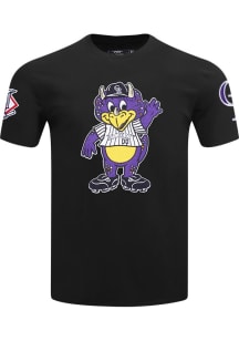 Pro Standard Colorado Rockies Black Classic Mascot Short Sleeve Fashion T Shirt