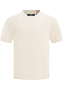 Pro Standard Houston Rockets White Cream Neutral Short Sleeve Fashion T Shirt