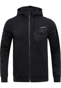 Pro Standard Cleveland Cavaliers Mens Black Triple Black Long Sleeve Zip Fashion