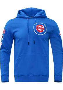 Pro Standard Chicago Cubs Mens Blue Classic Design Fashion Hood