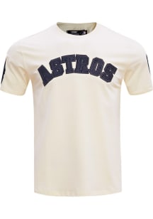 Pro Standard Houston Astros White Triple Tonal Short Sleeve Fashion T Shirt