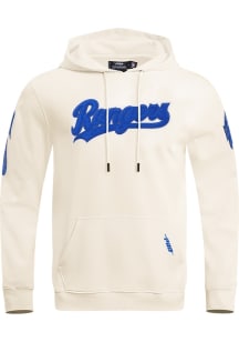Pro Standard Texas Rangers Mens White Triple Tonal Fashion Hood