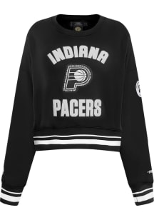 Pro Standard Indiana Pacers Womens Black Pearl Crew Sweatshirt