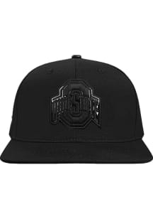 Pro Standard Ohio State Buckeyes Black Triple Black Mens Snapback Hat