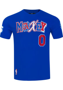 Tyrese Maxey Philadelphia 76ers Blue City Ransom Short Sleeve Fashion Player T Shirt