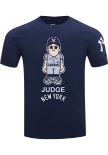 Aaron Judge New York Yankees Navy Blue Avatar Short Sleeve Fashion Player T Shirt