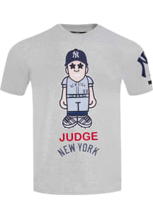 Aaron Judge New York Yankees Grey Avatar Short Sleeve Fashion Player T Shirt