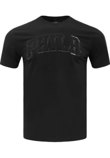 Pro Standard Philadelphia 76ers Black Triple Black Short Sleeve Fashion T Shirt