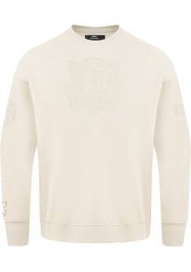 Pro Standard Dallas Mavericks Mens White Neutral Long Sleeve Fashion Sweatshirt