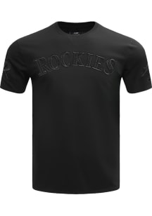 Pro Standard Colorado Rockies Black Triple Black Short Sleeve Fashion T Shirt
