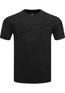 Pro Standard Baltimore Orioles Black Triple Black Short Sleeve Fashion T Shirt