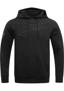 Pro Standard Baltimore Orioles Mens Black Triple Black Fashion Hood