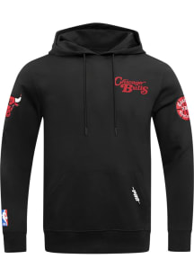 Pro Standard Chicago Bulls Mens Black Souvenir Fashion Hood