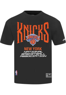 Pro Standard New York Knicks White City Tour 2.0 Short Sleeve Fashion T Shirt