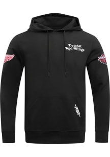 Pro Standard Detroit Red Wings Mens Black Souvenir Fashion Hood