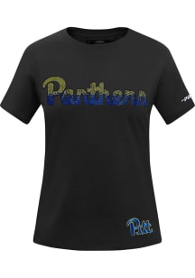 Pro Standard Pitt Panthers Womens Blue Classic Short Sleeve T-Shirt