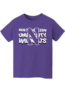 Vive La Fete Northwestern Wildcats Youth Purple Ian Short Sleeve T-Shirt