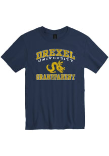 Drexel Dragons Navy Blue Big Arch Grandparent Short Sleeve T Shirt