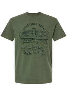 Summit Sportswear George Mason University Womens Green Greetings From Short Sleeve T-Shirt