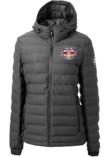 Cutter and Buck New York Red Bulls Womens Graphite Mission Ridge Repreve Heavy Weight Jacket