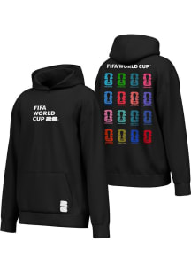 Mitchell and Ness FIFA Youth Black WC26 All City Long Sleeve Hoodie