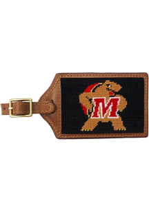 Maryland Terrapins Red Needlepoint Team Logo Luggage Tag