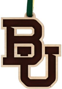 Baylor Bears Maple Ornament - Brown