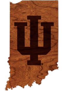 Indiana Hoosiers Cherry Sign - Brown