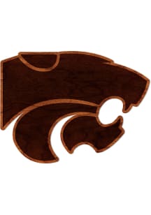 K-State Wildcats Cherry Sign - Brown