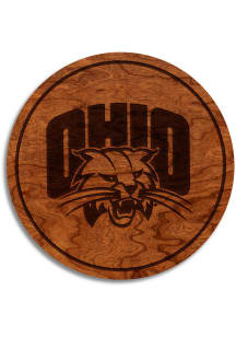 Ohio Bobcats Cherry Coaster - Brown