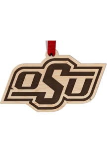 Oklahoma State Cowboys Maple Ornament - Brown