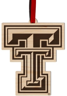 Texas Tech Red Raiders Maple Ornament - Brown