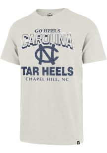 47 North Carolina Tar Heels White Head On Football Scrum Short Sleeve Fashion T Shirt