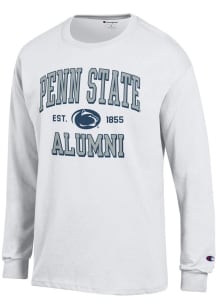 Champion Penn State Nittany Lions White Est Alumni Jersey Long Sleeve T Shirt