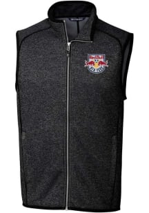 Cutter and Buck New York Red Bulls Mens Charcoal Mainsail Sleeveless Jacket