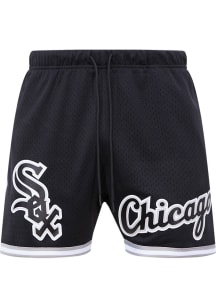 Pro Standard Chicago White Sox Mens Black Logo Classic Shorts